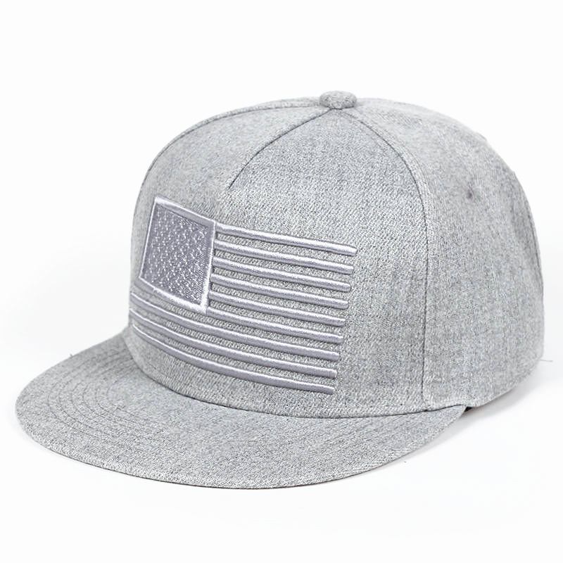 Broderte Hip-hop-hatter For Menn Og Kvinner Flatkant-baseballcapser Hip-hop Skateboardhatter Trend