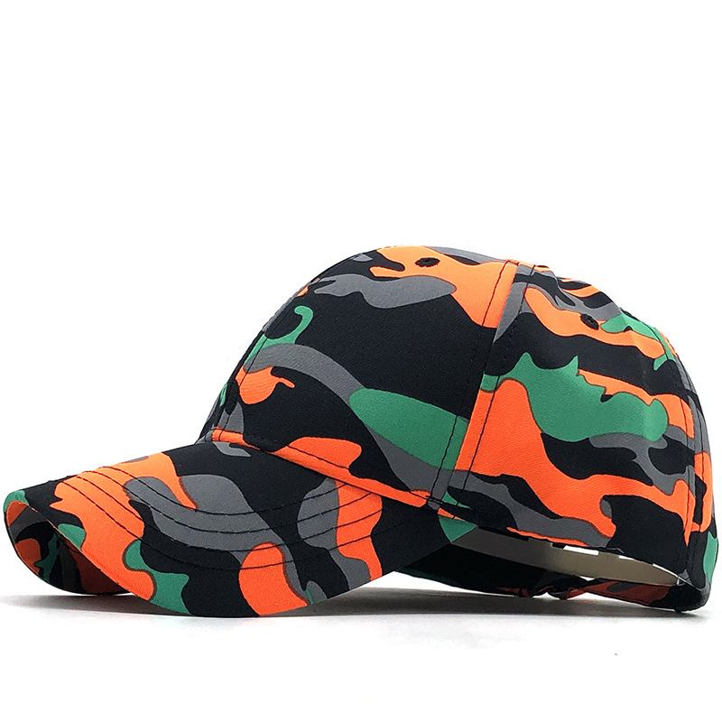 Camouflage Baseball Cap Kvinne Gate Trend Hip Hop