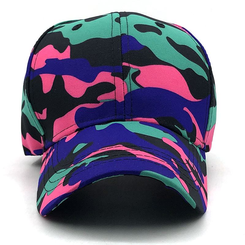 Camouflage Baseball Cap Kvinne Gate Trend Hip Hop