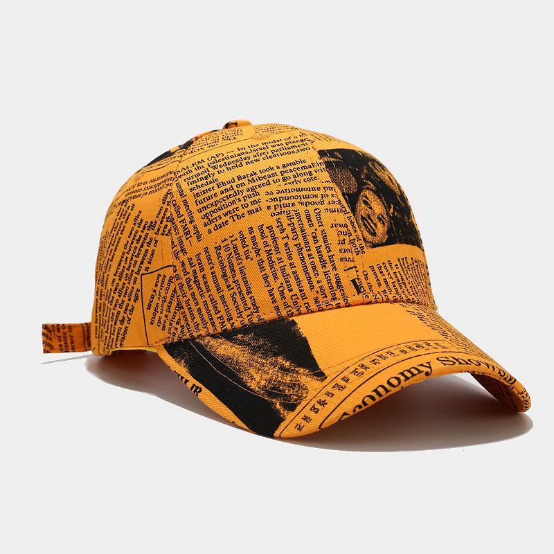 College Style Retro Avis Mønster Baseball Cap Menn