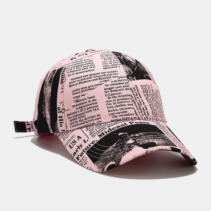 College Style Retro Avis Mønster Baseball Cap Menn