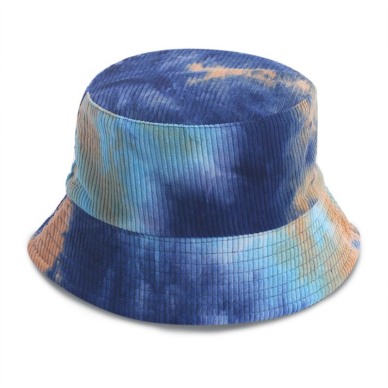 Corduroy Tie Dye Fisherman Hat