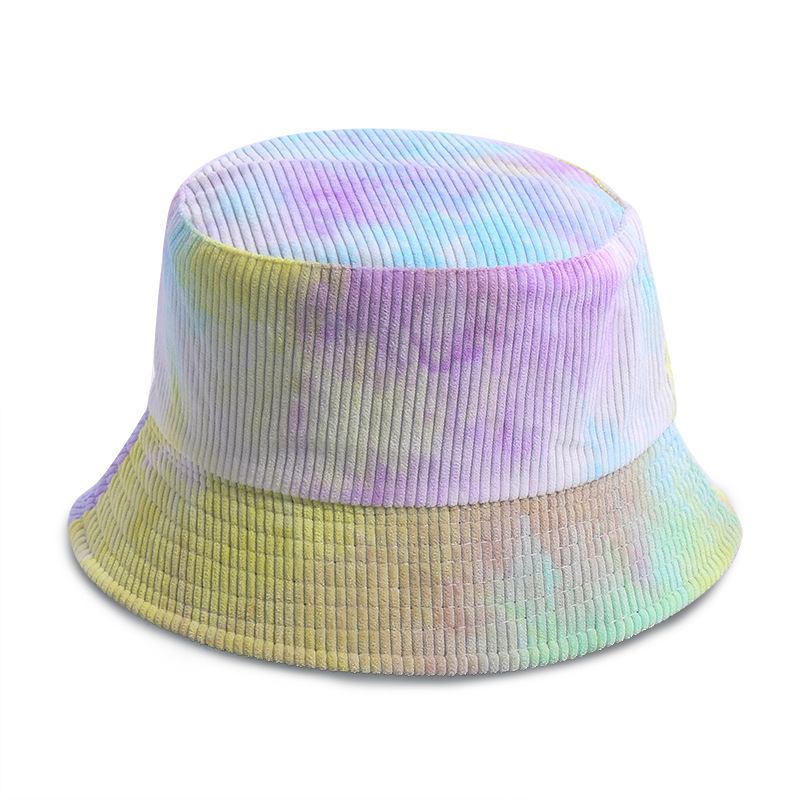 Corduroy Tie Dye Fisherman Hat