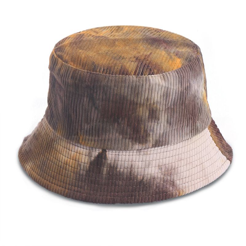 Corduroy Tie Dye Fisherman Hat