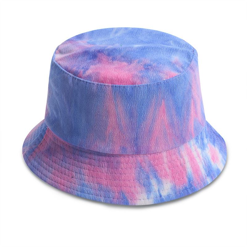 Corduroy Tie Dye Fisherman Hat