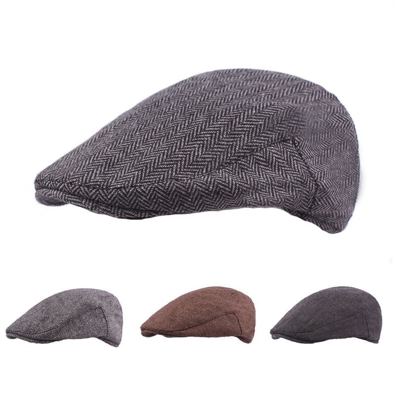 Creative Cotton Simple Beret For Menn