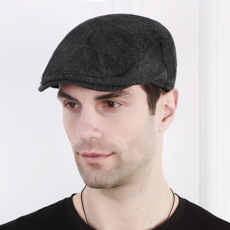 Creative Cotton Simple Beret For Menn