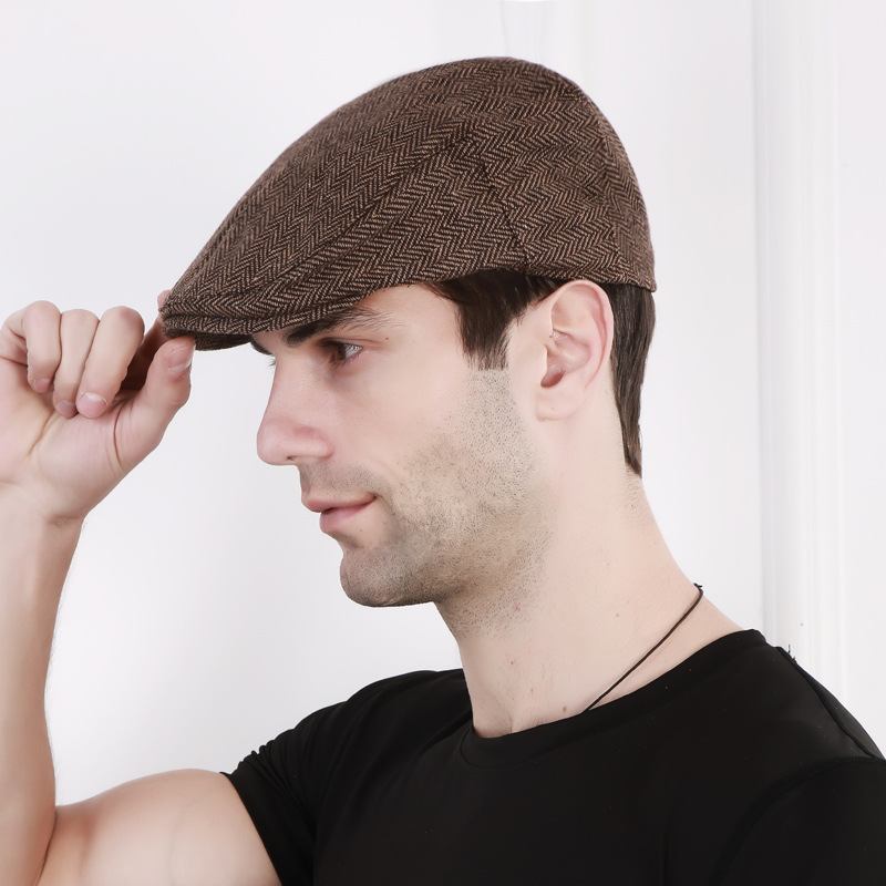 Creative Cotton Simple Beret For Menn