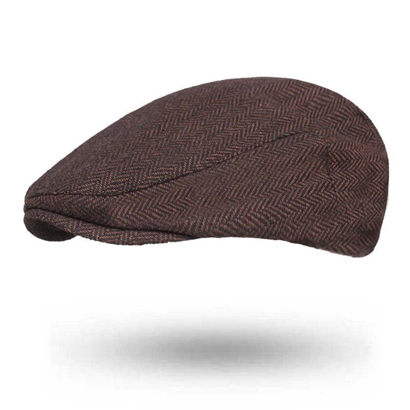 Creative Cotton Simple Beret For Menn