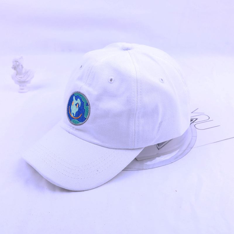 Earth Embroidery New Fritids Baseballcaps