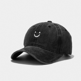 Emoji Smiley Vasket Gammel Baseball Cap