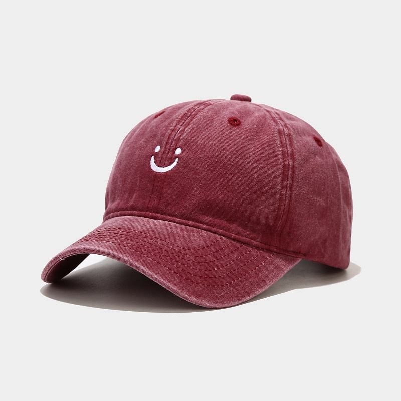 Emoji Smiley Vasket Gammel Baseball Cap