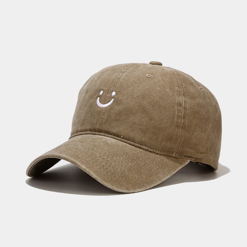 Emoji Smiley Vasket Gammel Baseball Cap