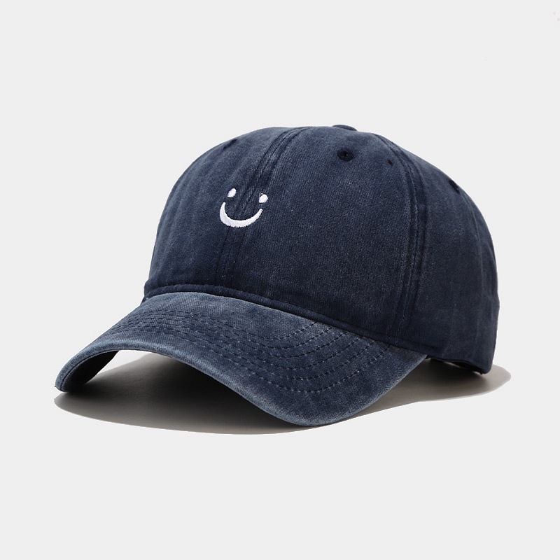 Emoji Smiley Vasket Gammel Baseball Cap