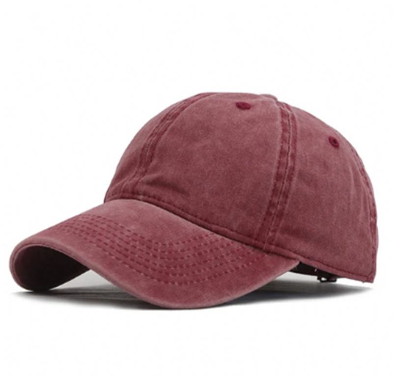 Ensfarget Baseballcaps Par Vaskehette Menn