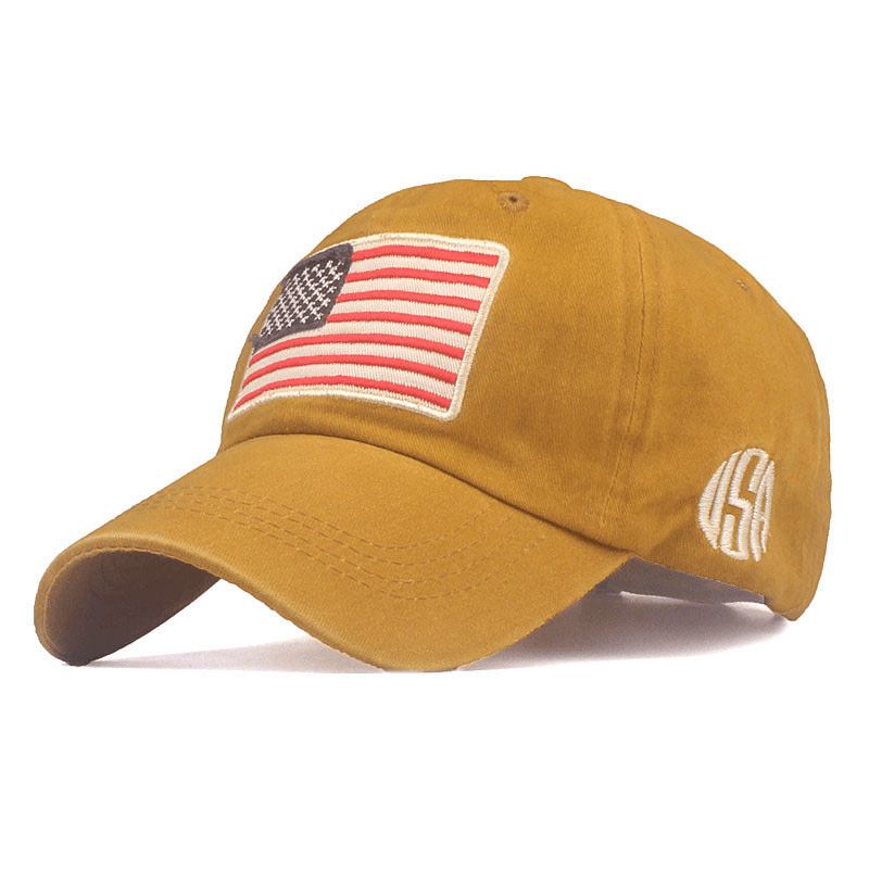 Flag Broderi Baseball Cap