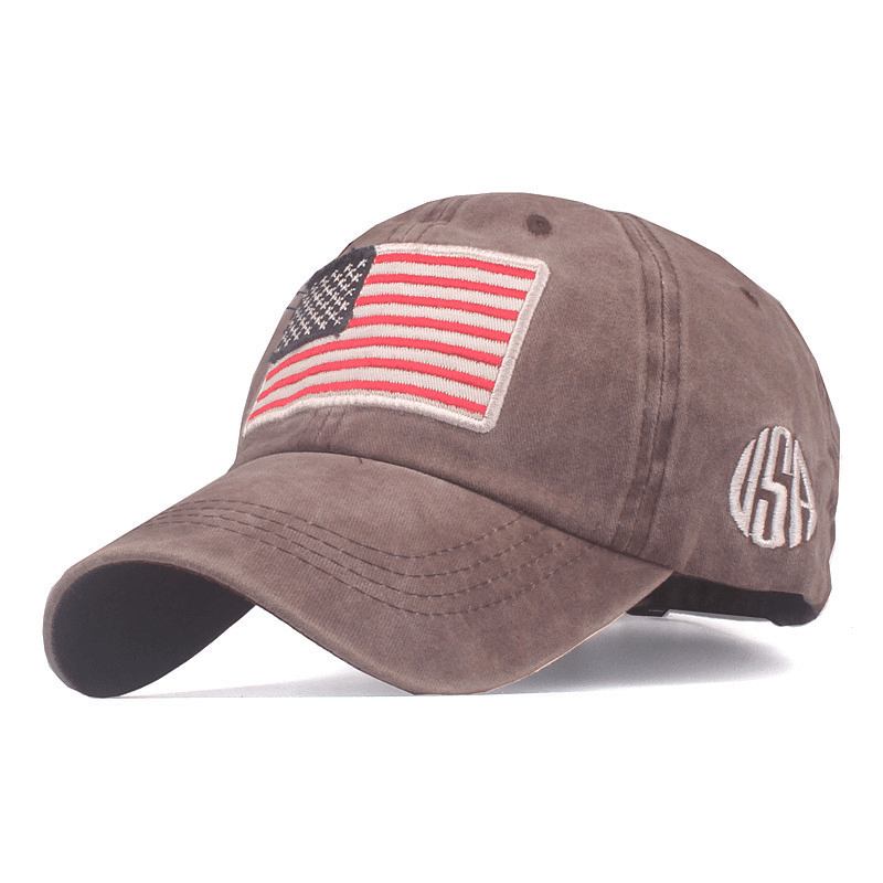 Flag Broderi Baseball Cap