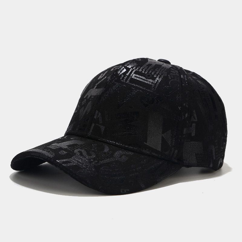 Graffiti Alfabet Baseball Cap Kvinne Sommer Utendørs Solkrem