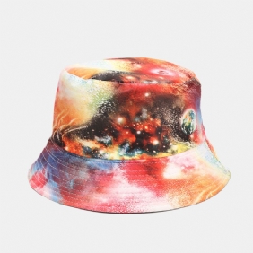 Graffiti Galaxy Fisherman Hat Dame Bomull Basin Hat Bucket Hat