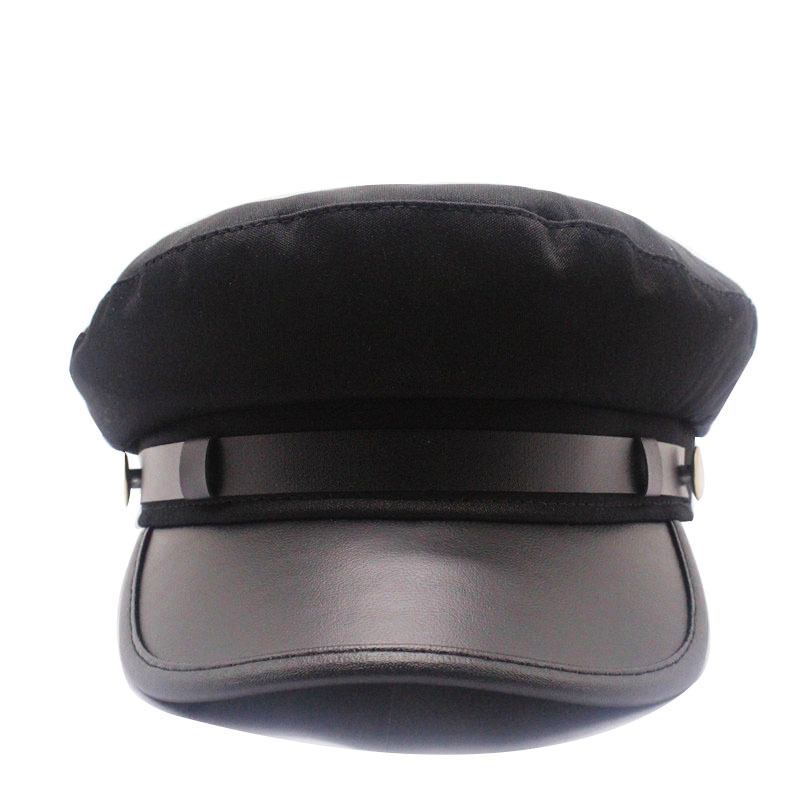 Hat Dame Vintage British Navy Hat Med Metallspenne