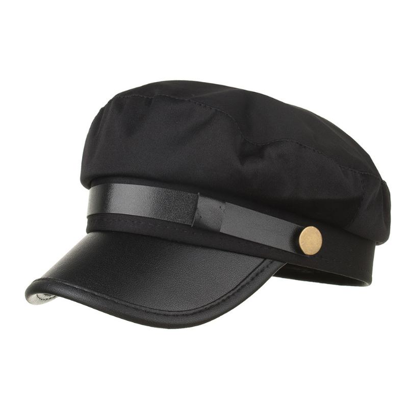 Hat Dame Vintage British Navy Hat Med Metallspenne