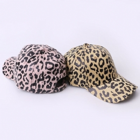 Hatt Leopard Med Trykk Baseball Cap Solskjerm Utendørs Reise Solbeskyttelse Duck Tongue