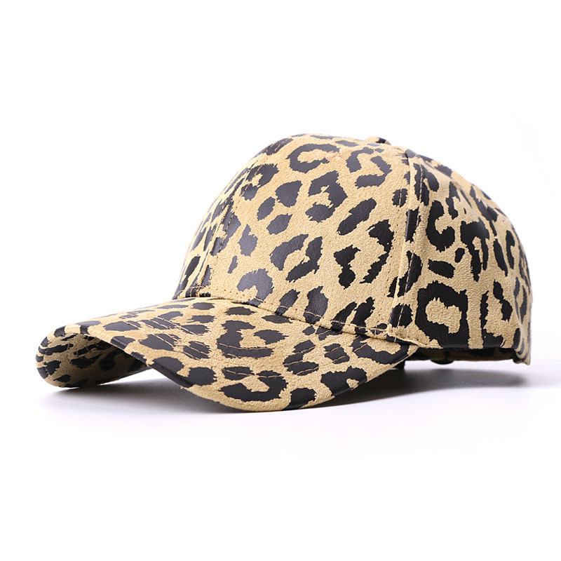 Hatt Leopard Med Trykk Baseball Cap Solskjerm Utendørs Reise Solbeskyttelse Duck Tongue