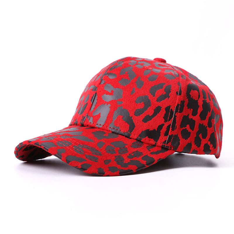 Hatt Leopard Med Trykk Baseball Cap Solskjerm Utendørs Reise Solbeskyttelse Duck Tongue