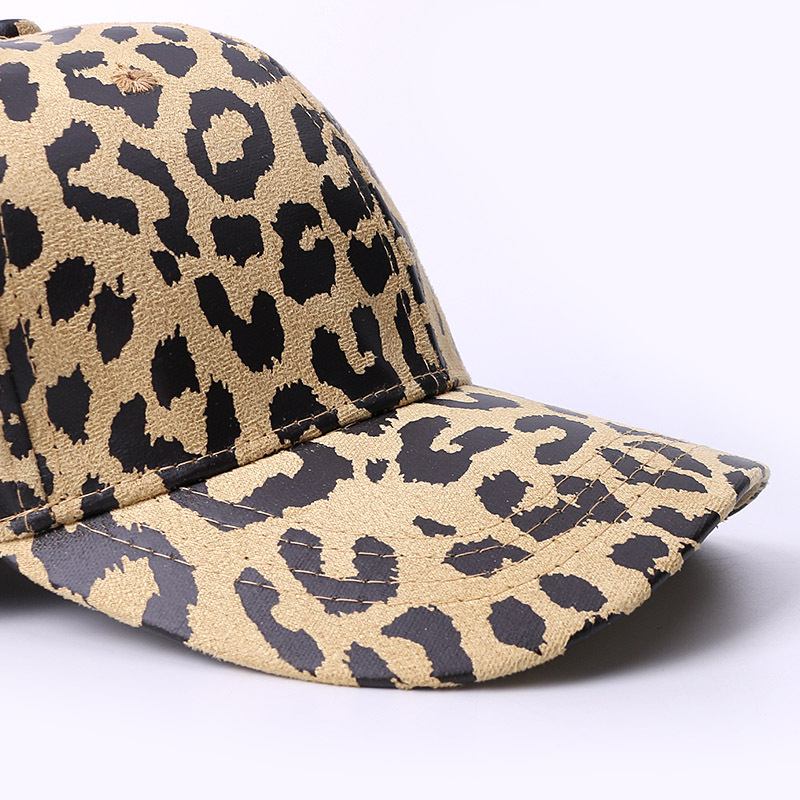 Hatt Leopard Med Trykk Baseball Cap Solskjerm Utendørs Reise Solbeskyttelse Duck Tongue