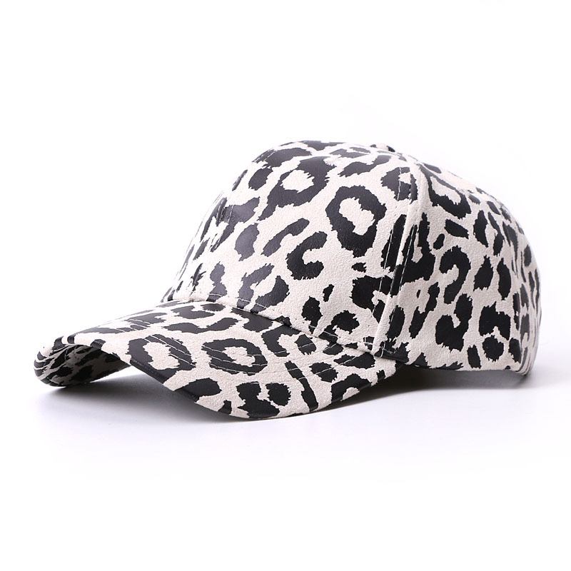 Hatt Leopard Med Trykk Baseball Cap Solskjerm Utendørs Reise Solbeskyttelse Duck Tongue