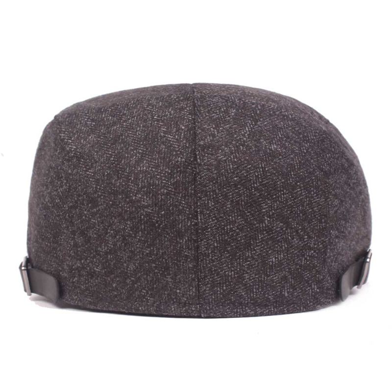 Herre Dame Uformell Vinter Varm Tykk Justerbar Beret Hat Utendørs Vanlig Newsboy Caps