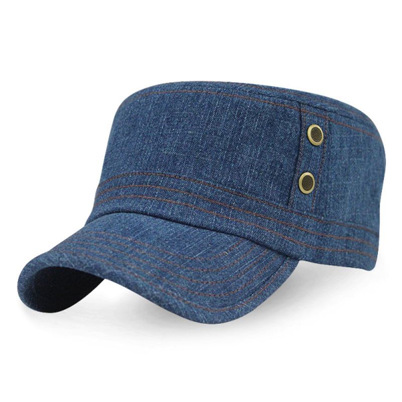 Herre Kvinner Sommer Pustende Baseball Caps Utendørs Solkrem Newsboy Visir Flat Hat