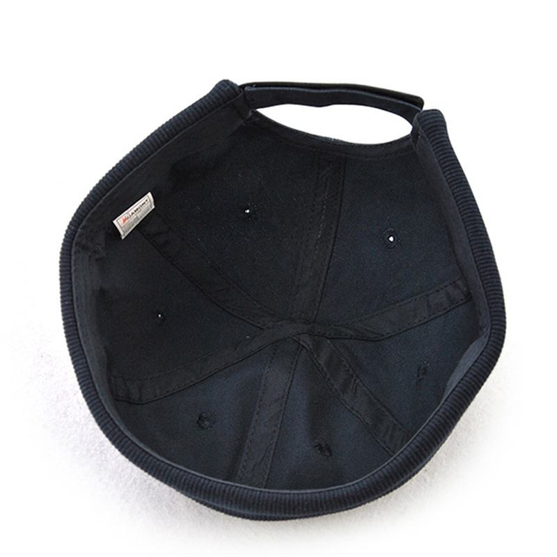 Herre Pluss Størrelse Hatter Retro Solid Brimless Hat Justerbar Varm Skullcap Sailor Cap