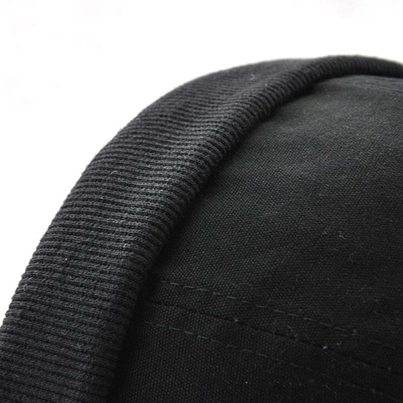 Herre Pluss Størrelse Hatter Retro Solid Brimless Hat Justerbar Varm Skullcap Sailor Cap