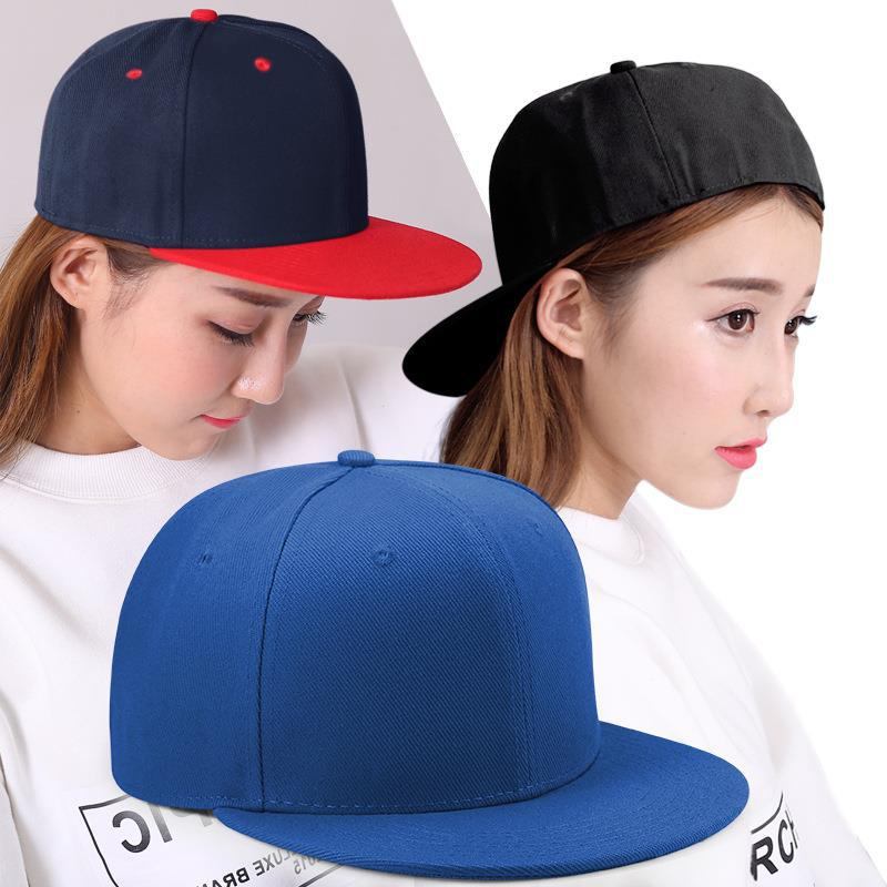 Hip Hop Full Cover Flat Rim Baseball Light Plate Hip Hop Gate Dance Flat Hat