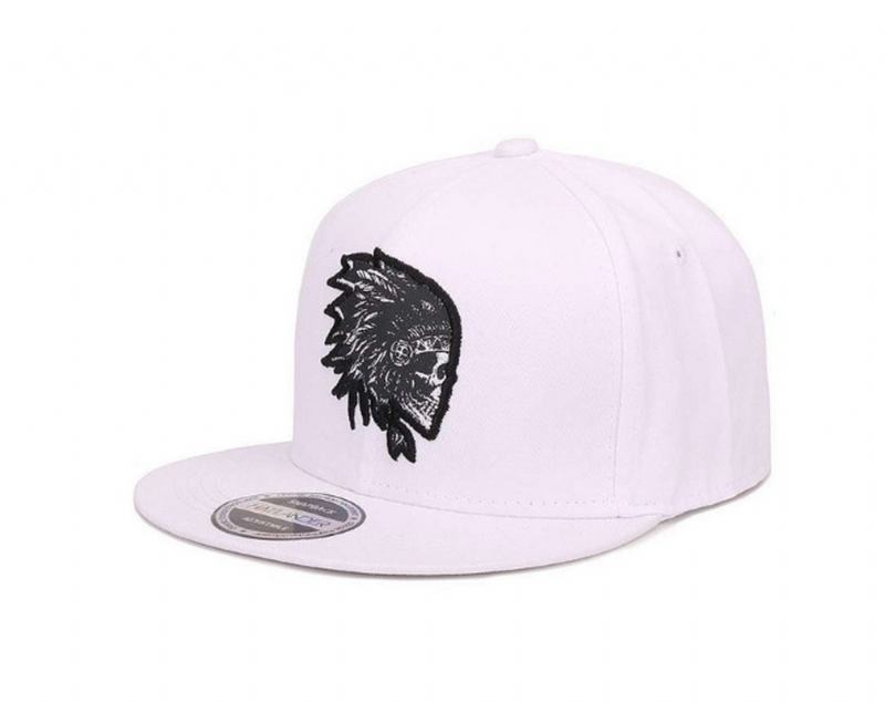 Indisk Brodert Hip-hop-hatt Med Flat Kant