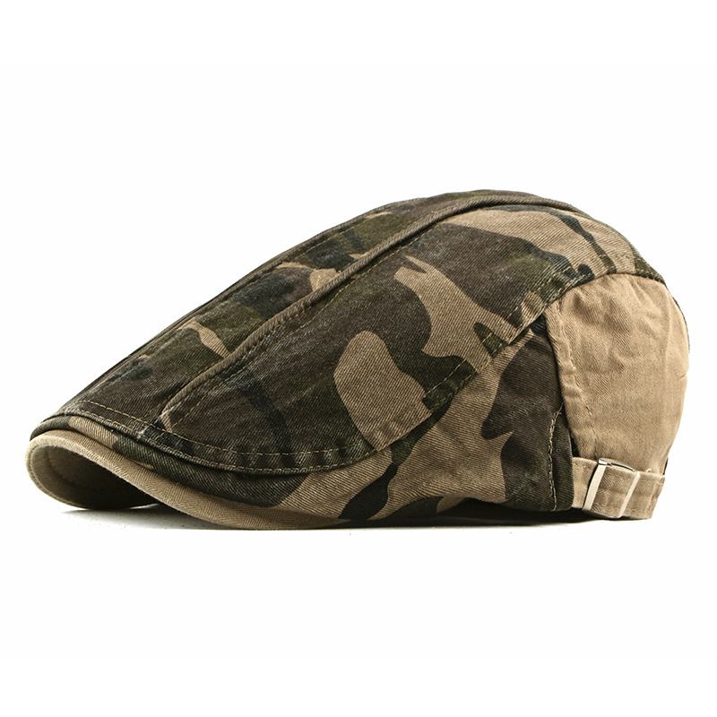 Kamuflasje Beret Hat Herre Wash Cap