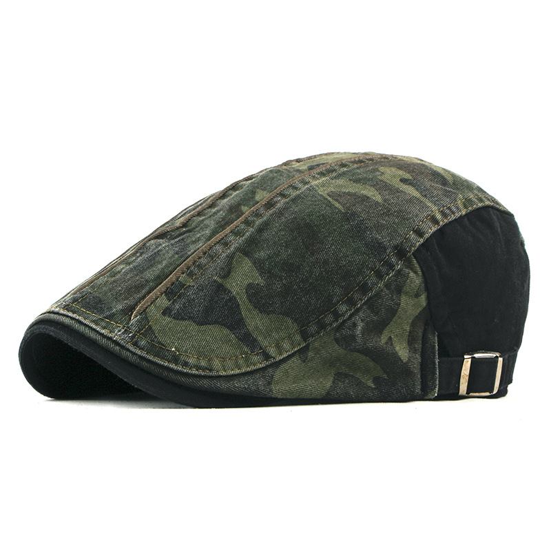 Kamuflasje Beret Hat Herre Wash Cap