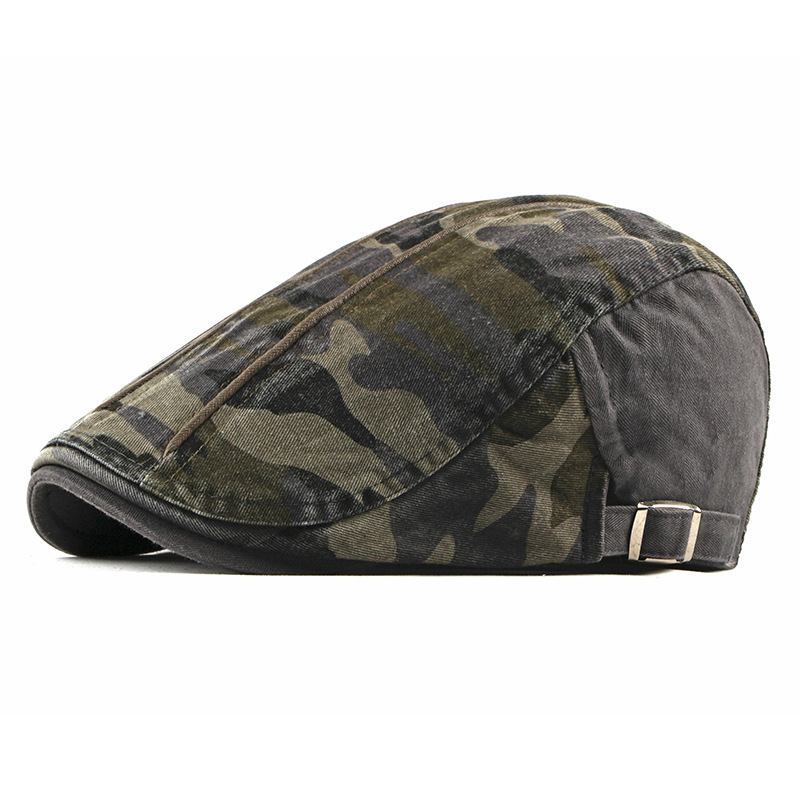 Kamuflasje Beret Hat Herre Wash Cap