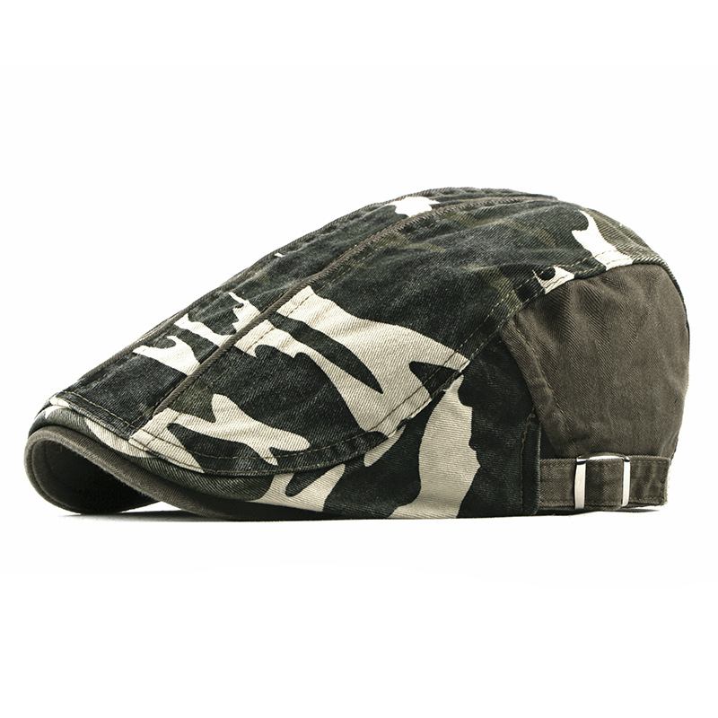 Kamuflasje Beret Hat Herre Wash Cap