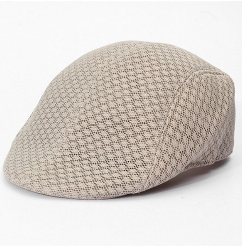 Komfortabel Og Pustende Lin Cotton Duck Tongue Beret