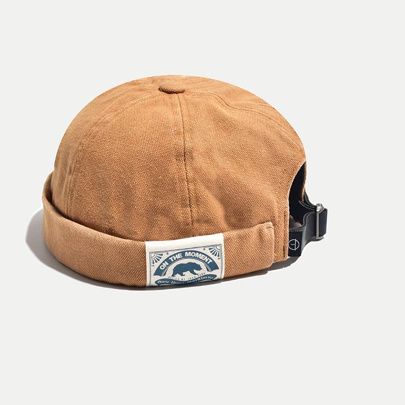 Kvinne Vinter Retro Patch Isbjørn Melon Hat