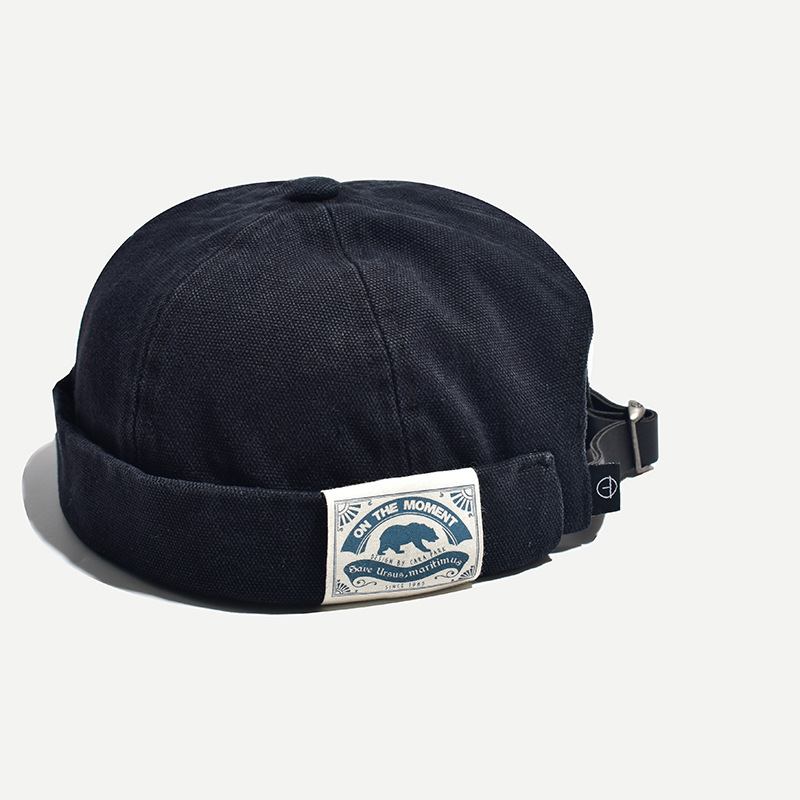 Kvinne Vinter Retro Patch Isbjørn Melon Hat