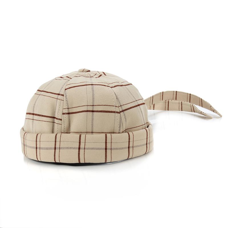 Kvinnelig Høst Vinter Lang Med Personlighet Gresskar Hat Retro Student Knot Melon Skin Hat Utleier Hatt