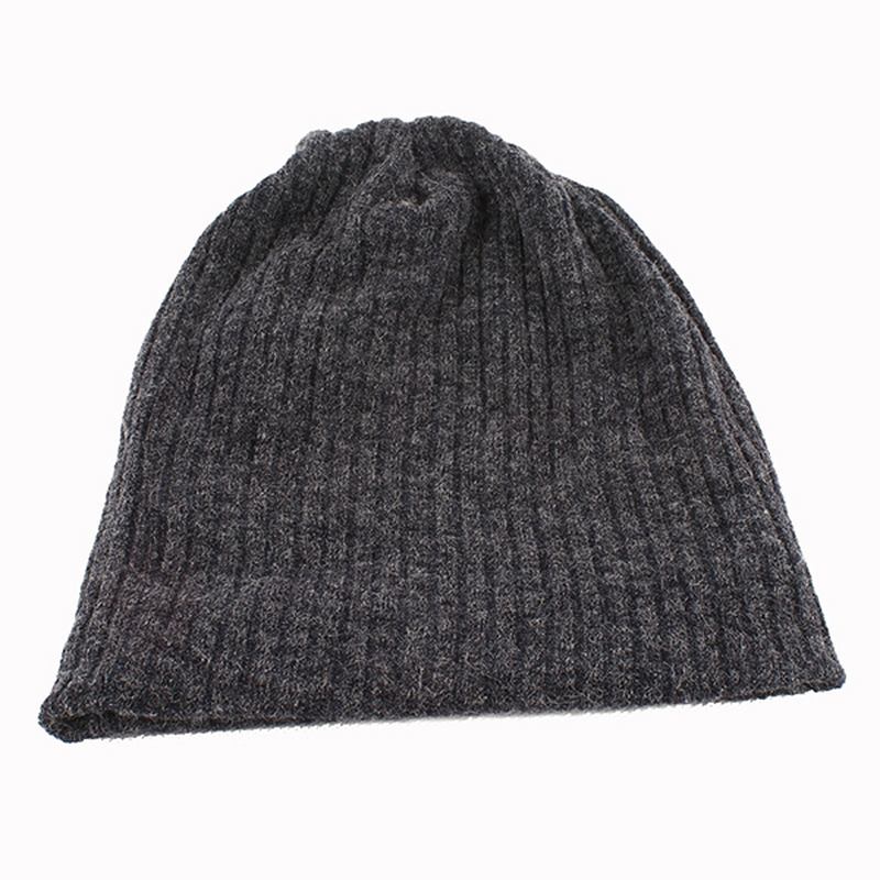 Kvinner Fritids Høst Varm Strikkelue Utendørs Solid Skullies Beanies Cap