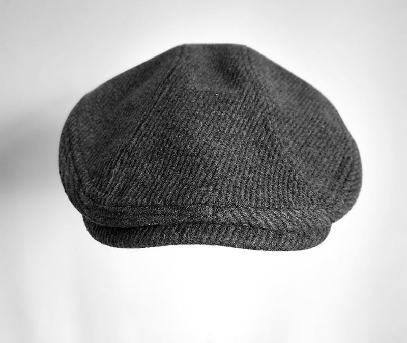 Lue Middelaldrende Menn Retro Litterær Lue Beret Svart Varm Lue