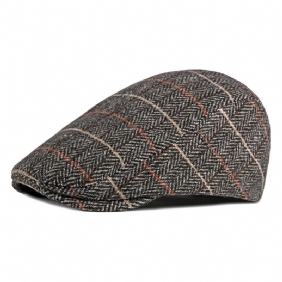 Menn British Retro Duck Tide Check Hat