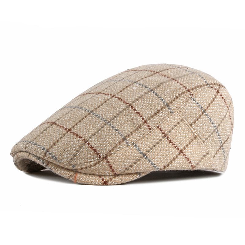 Menn British Retro Duck Tide Check Hat