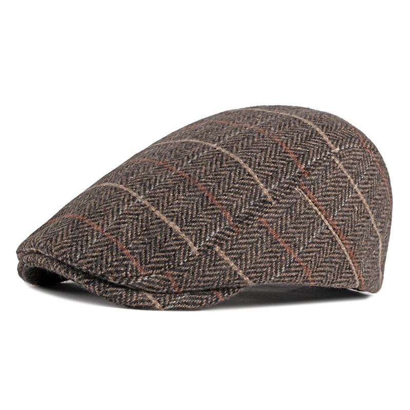 Menn British Retro Duck Tide Check Hat