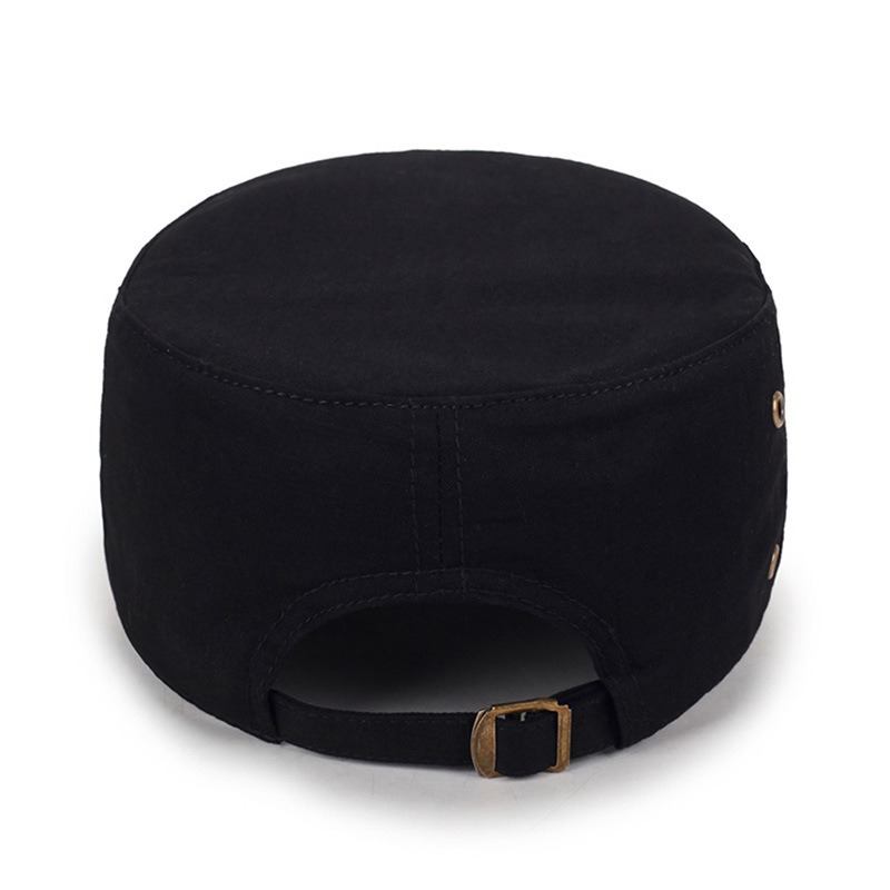 Menn Dame Vogue Cotton Ensfarget Flat Cap